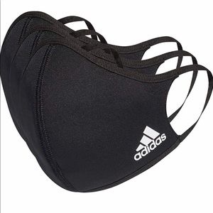 adidas Face Mask Cover Protection Black M/L 3 Pack